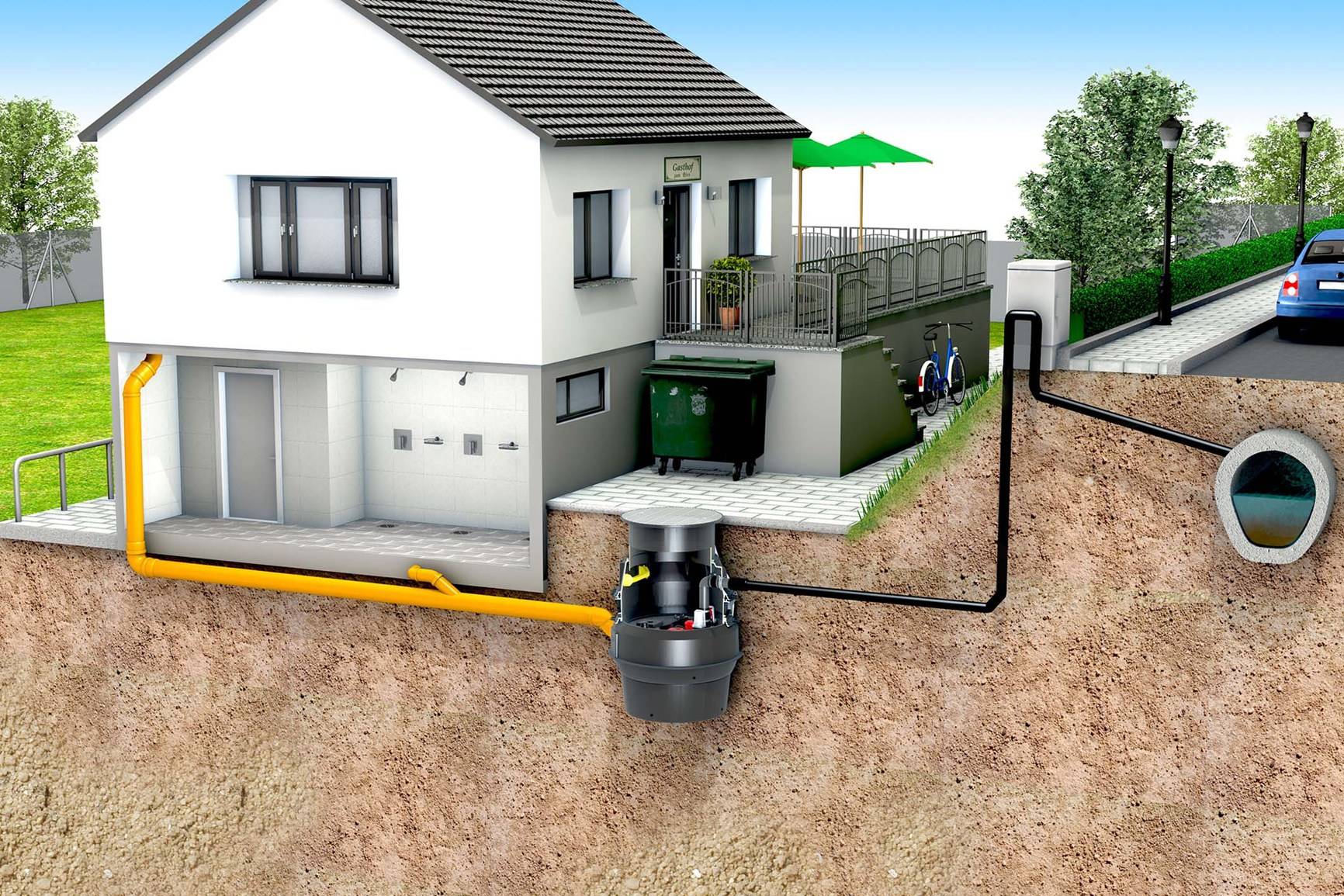 Особенности установки и эксплуатации автономной канализации в загородном доме