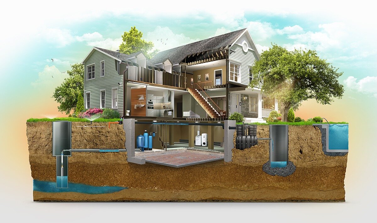 Как проектировать систему канализации для загородного дома: основные принципы и требования