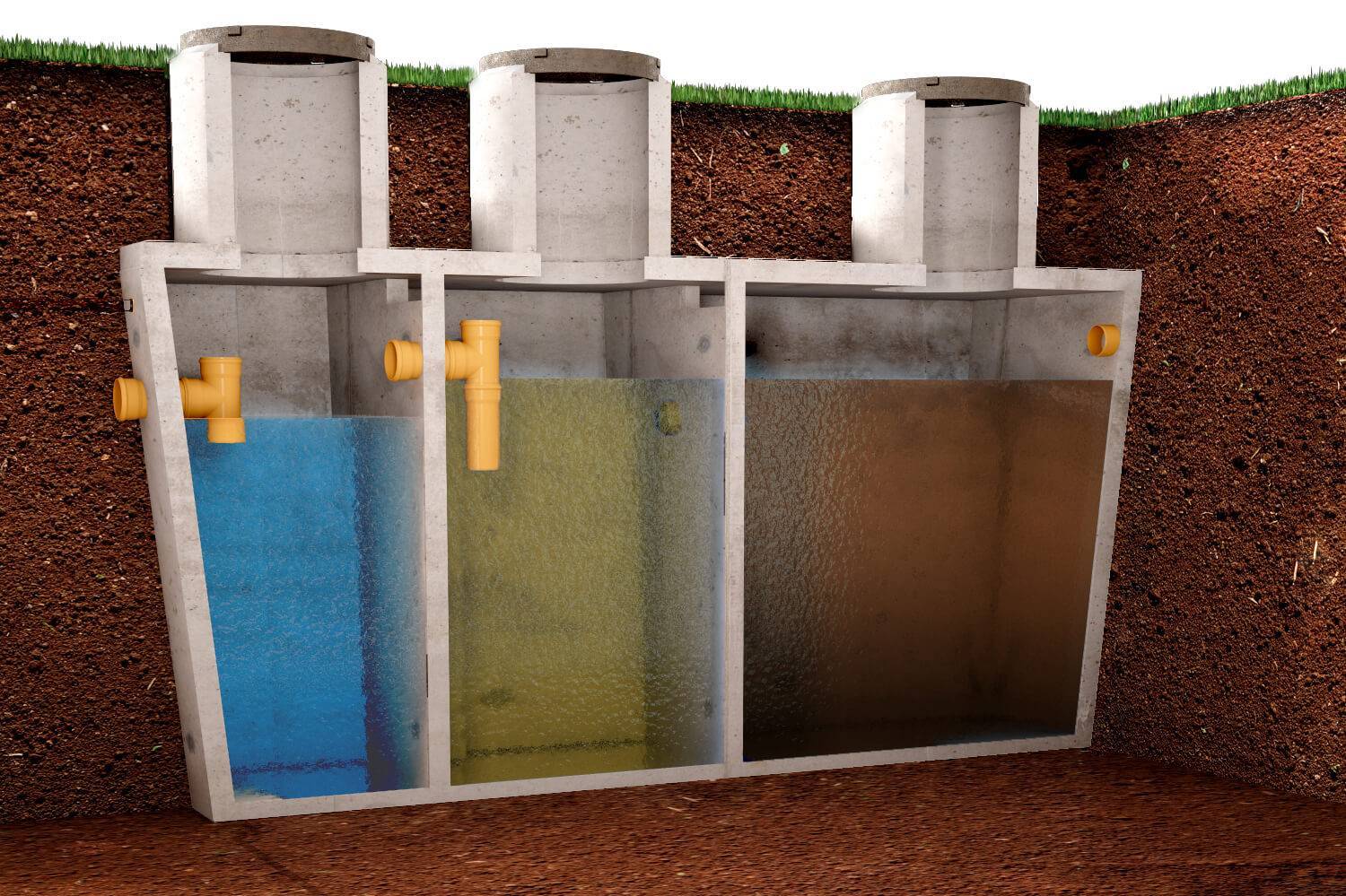 Как часто надо откачивать септик из бетонных колец на даче летом?