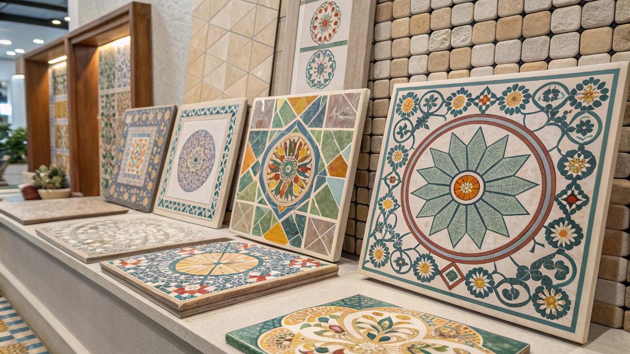 Керамическая плитка и керамогранит мелкого формата: мозаика и художественные решения