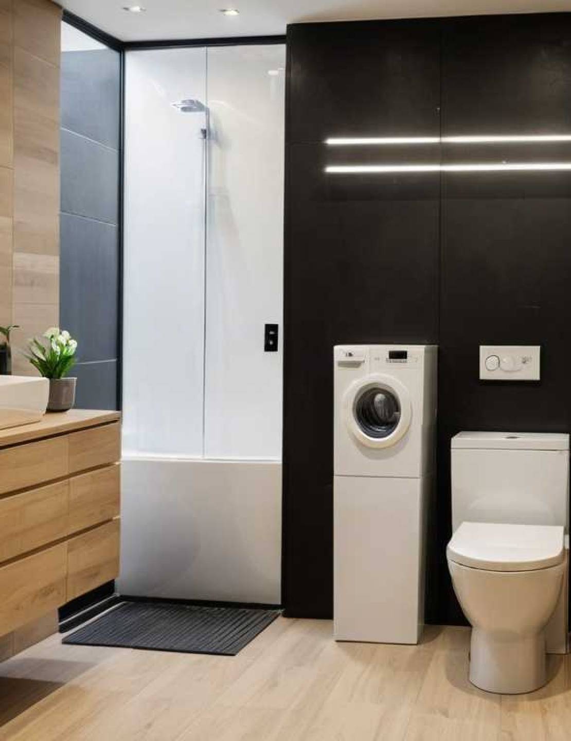 Как установить и выровнять акриловый душевой поддон на каркасе или ножках