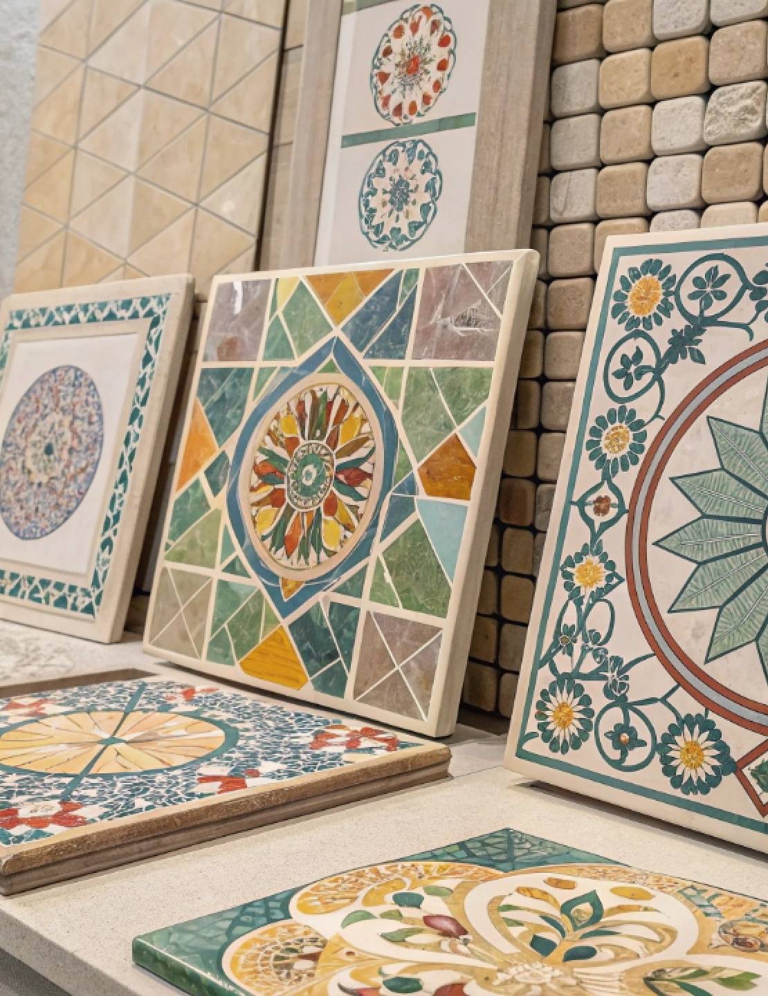 Керамическая плитка и керамогранит мелкого формата: мозаика и художественные решения